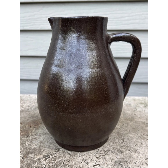 Jean Dubost Other - Jean Dubost Noron la Poterie France Sandstone Pottery 8.5" Pitcher Signed Vtg